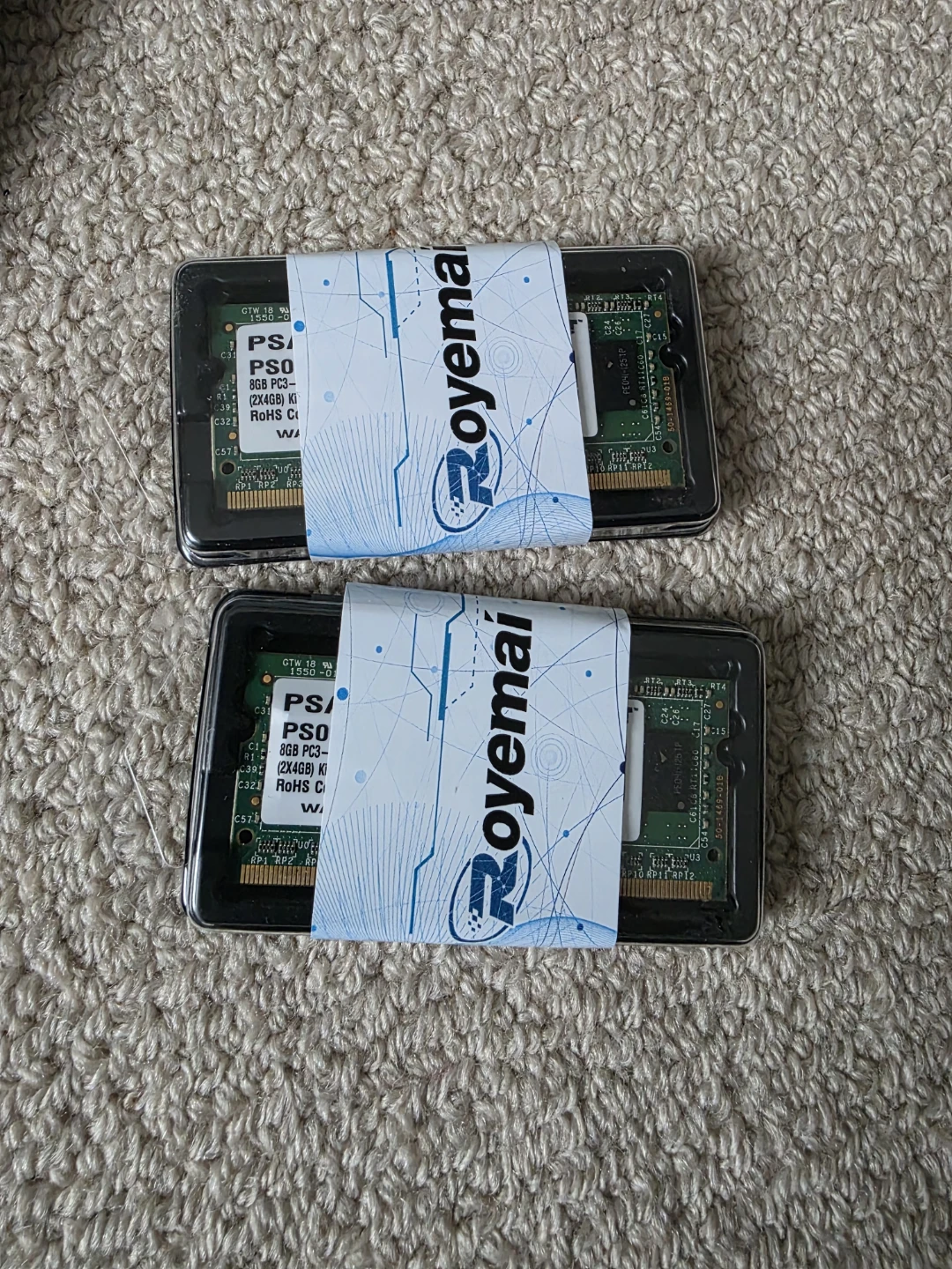 Macbook 8GB PC3 (2x4GB) RAM Sticks