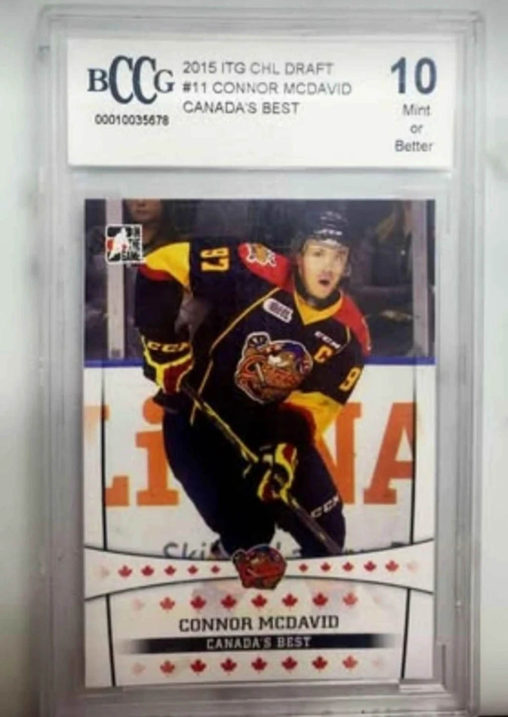 Connor McDavid Graded Hockey card