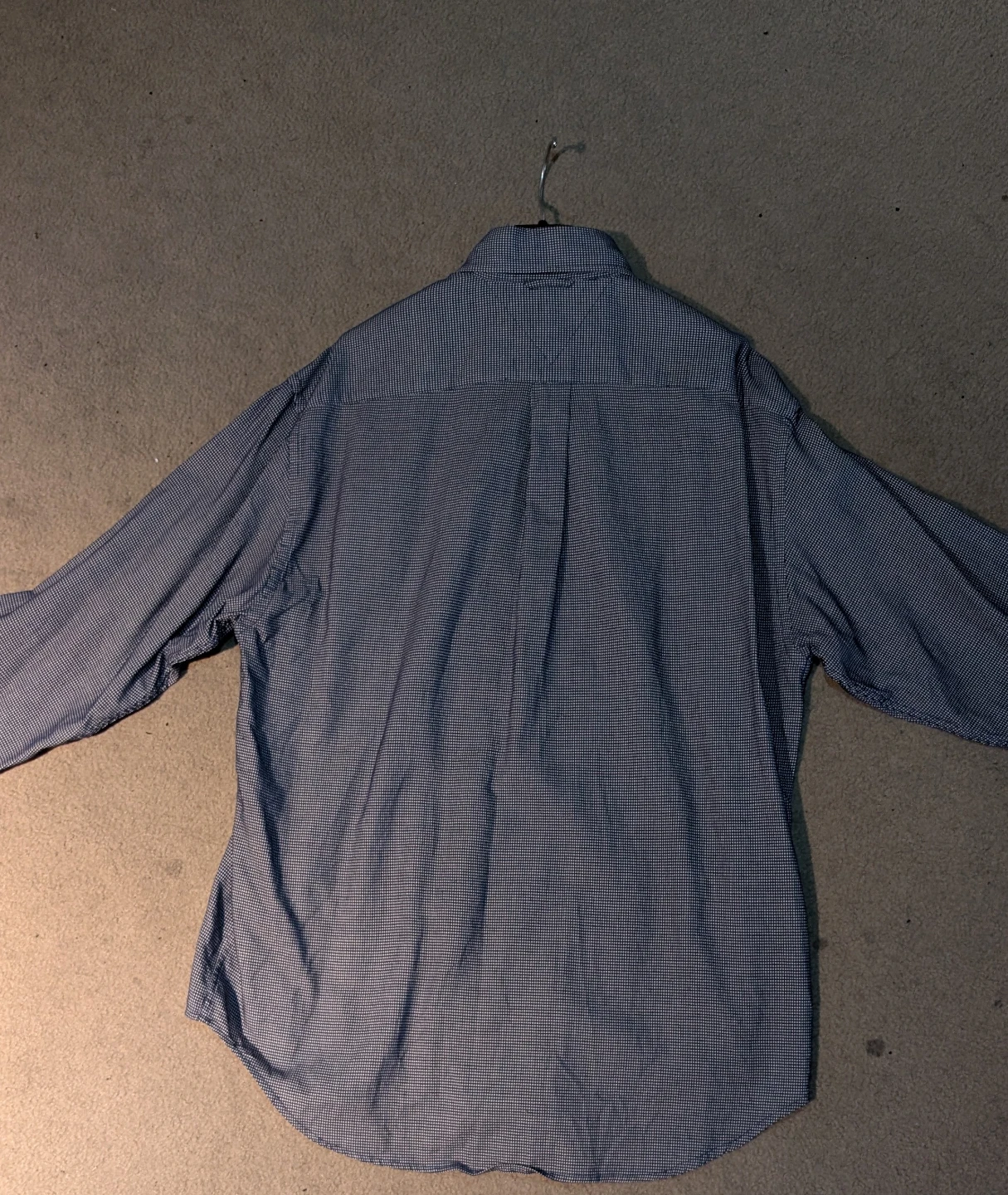 Tommy Hilfiger Button-Up Shirt - Blue/White Micro check Pattern - photo 4