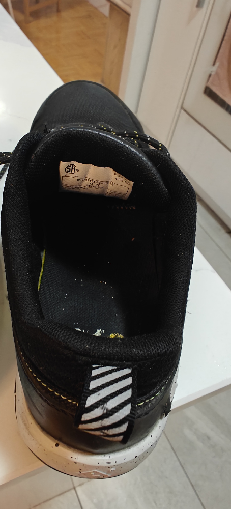 TERRA Men's Black Work Shoes Size 8.5W US - photo 4