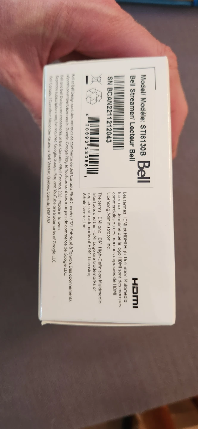 NEW & SEALED Bell Streamer STI6130B, Android 4k - photo 4