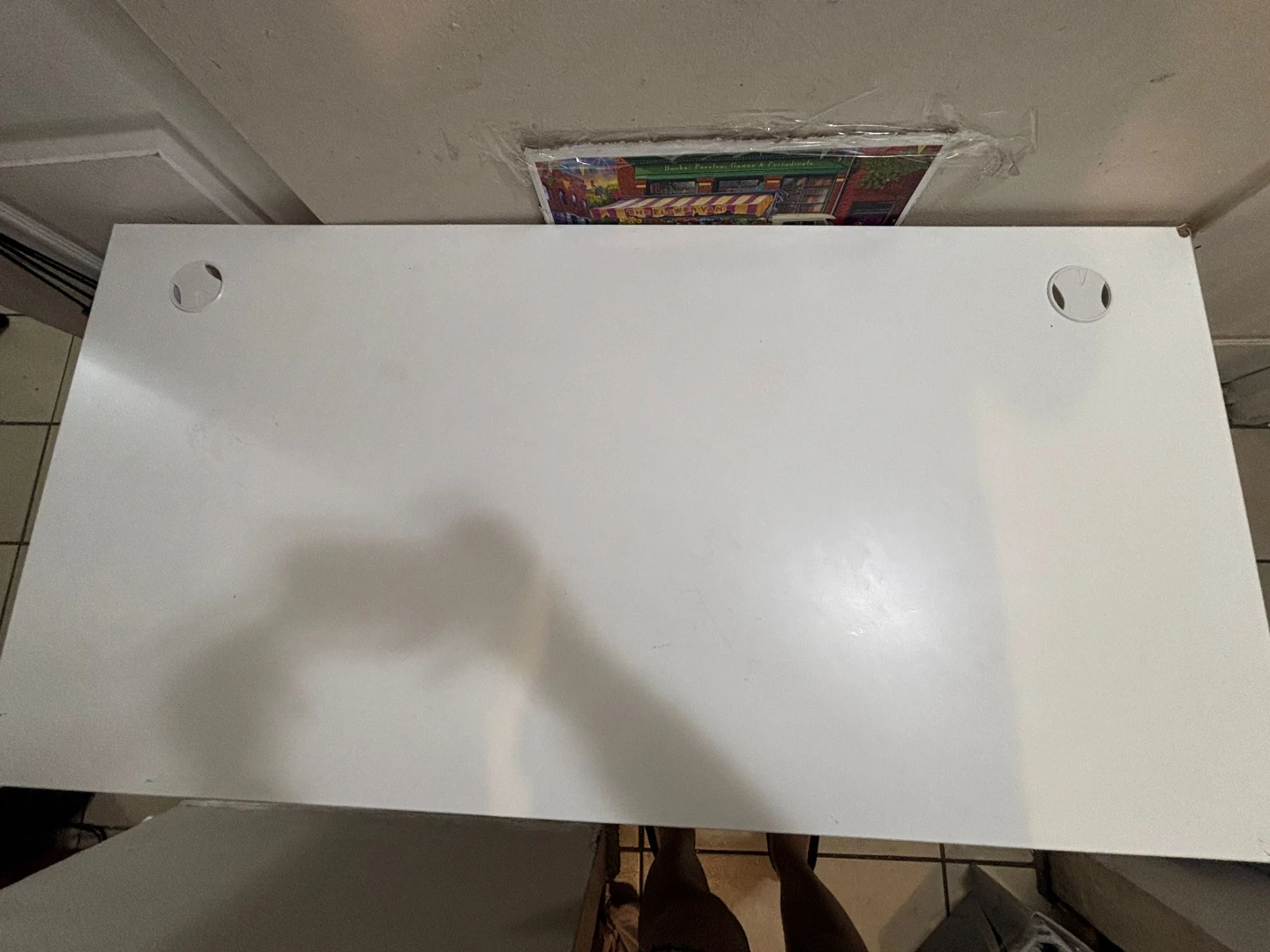 White Adjustable Standing Desk - photo 5