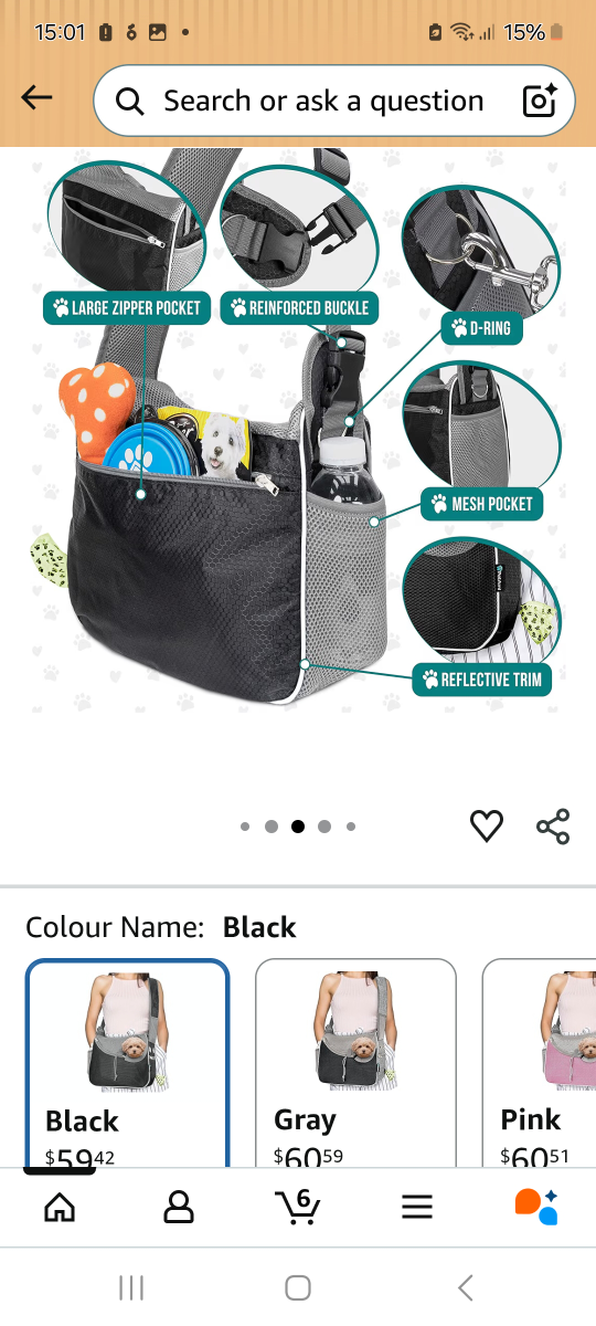 Pet Sling Carrier Bag - photo 2