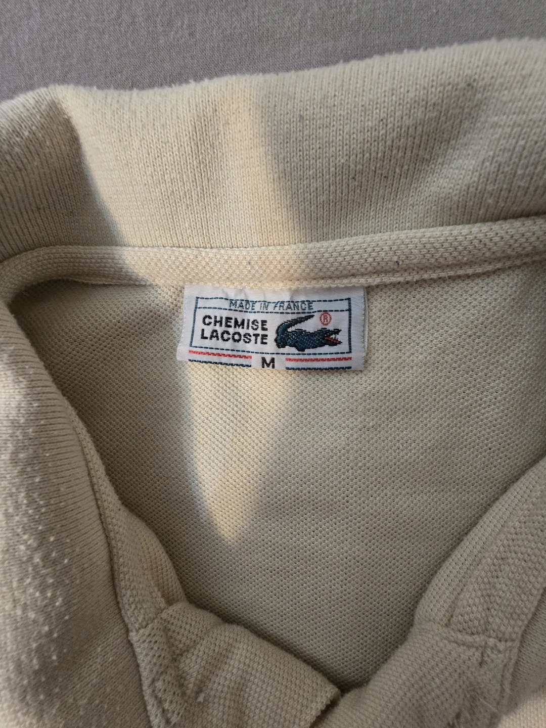 Lacoste Polo Shirt - Beige, Size M - photo 2