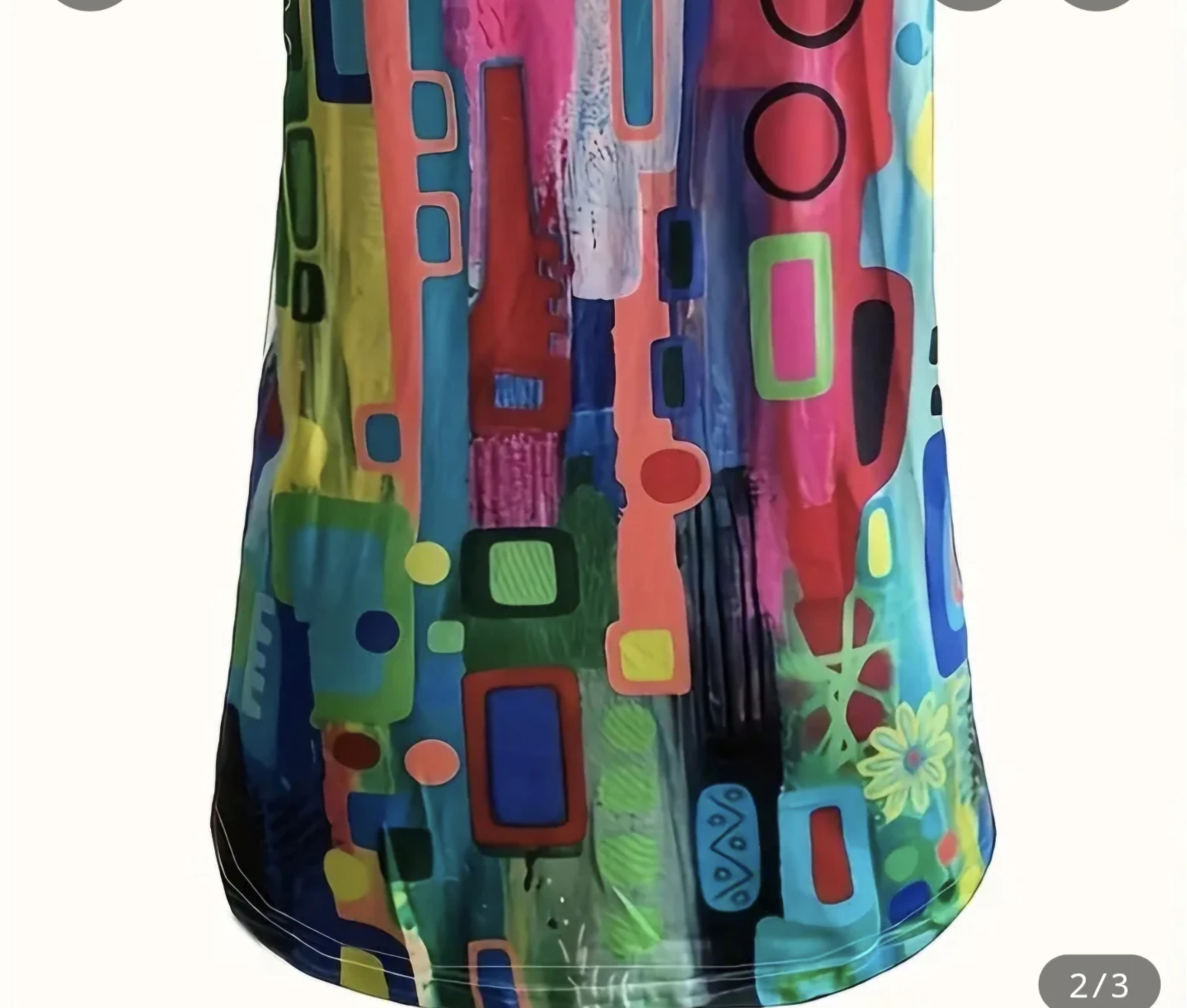 Women's Sleeveless Button-Up V-Neck Blouse - photo 2