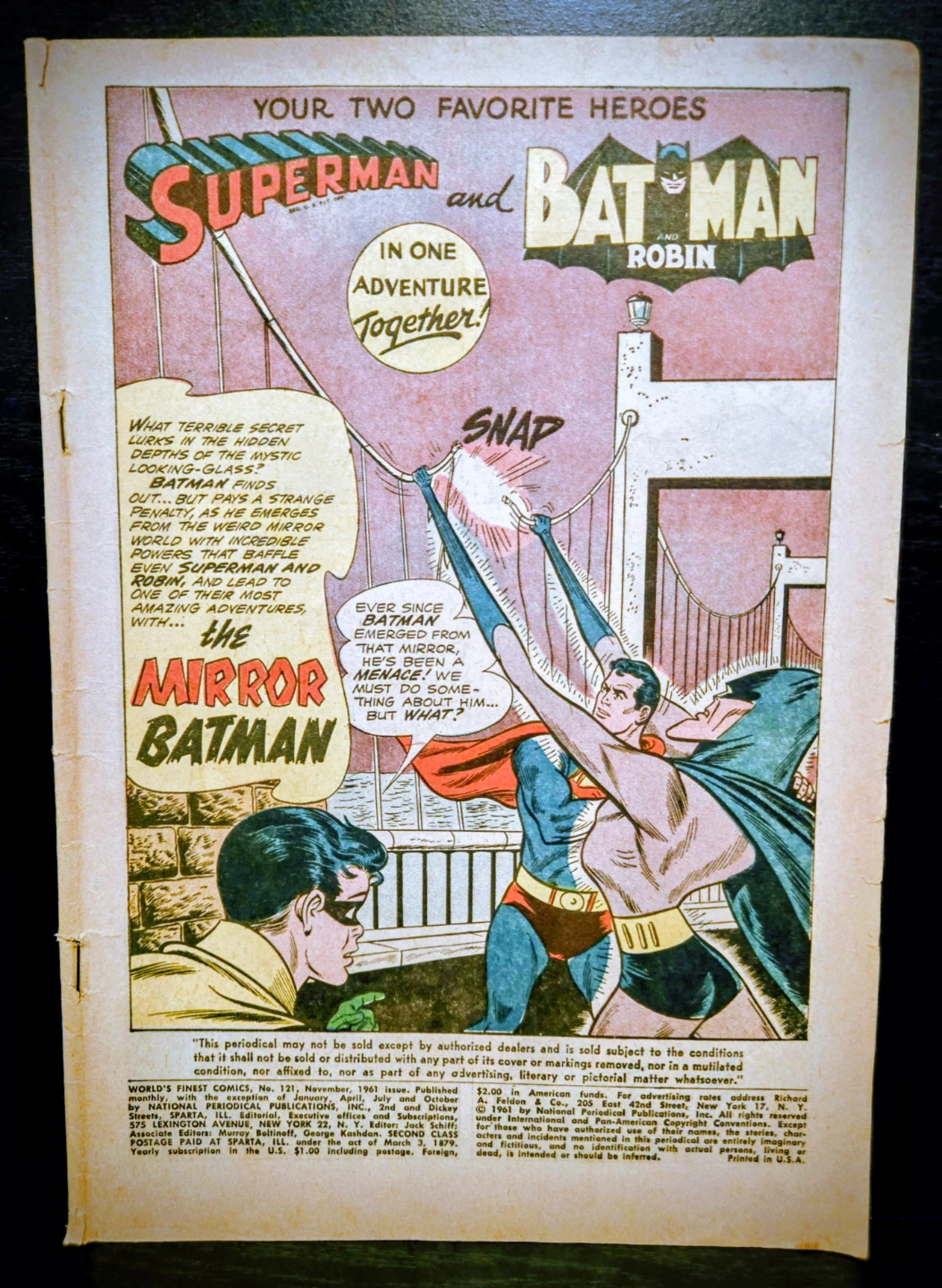 1959/61 Superboy, Worlds Finest, Batman Coverless Comics - photo 2