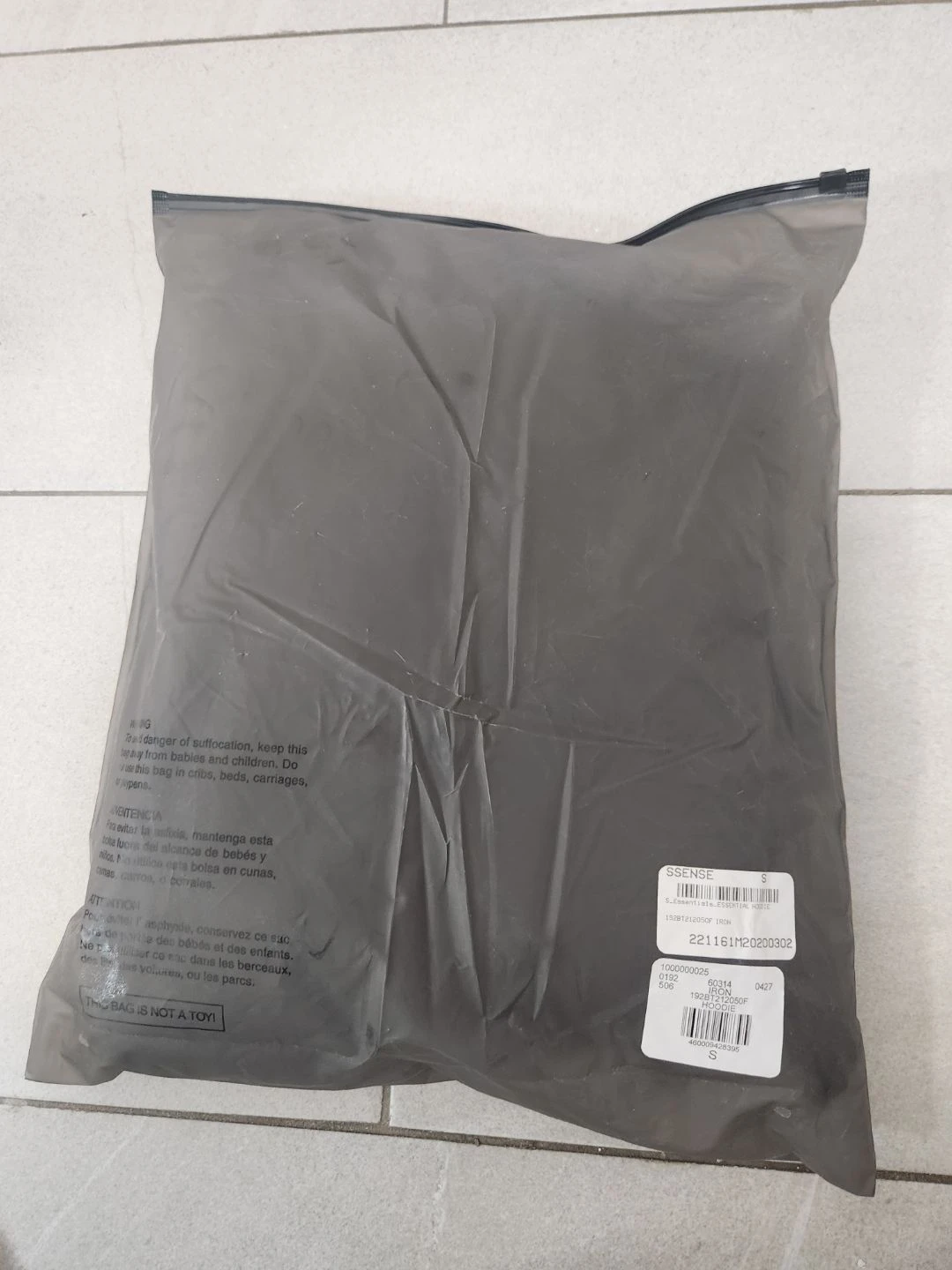 Essentials Fear of God Hoodie - Charcoal Grey - Size M - photo 5