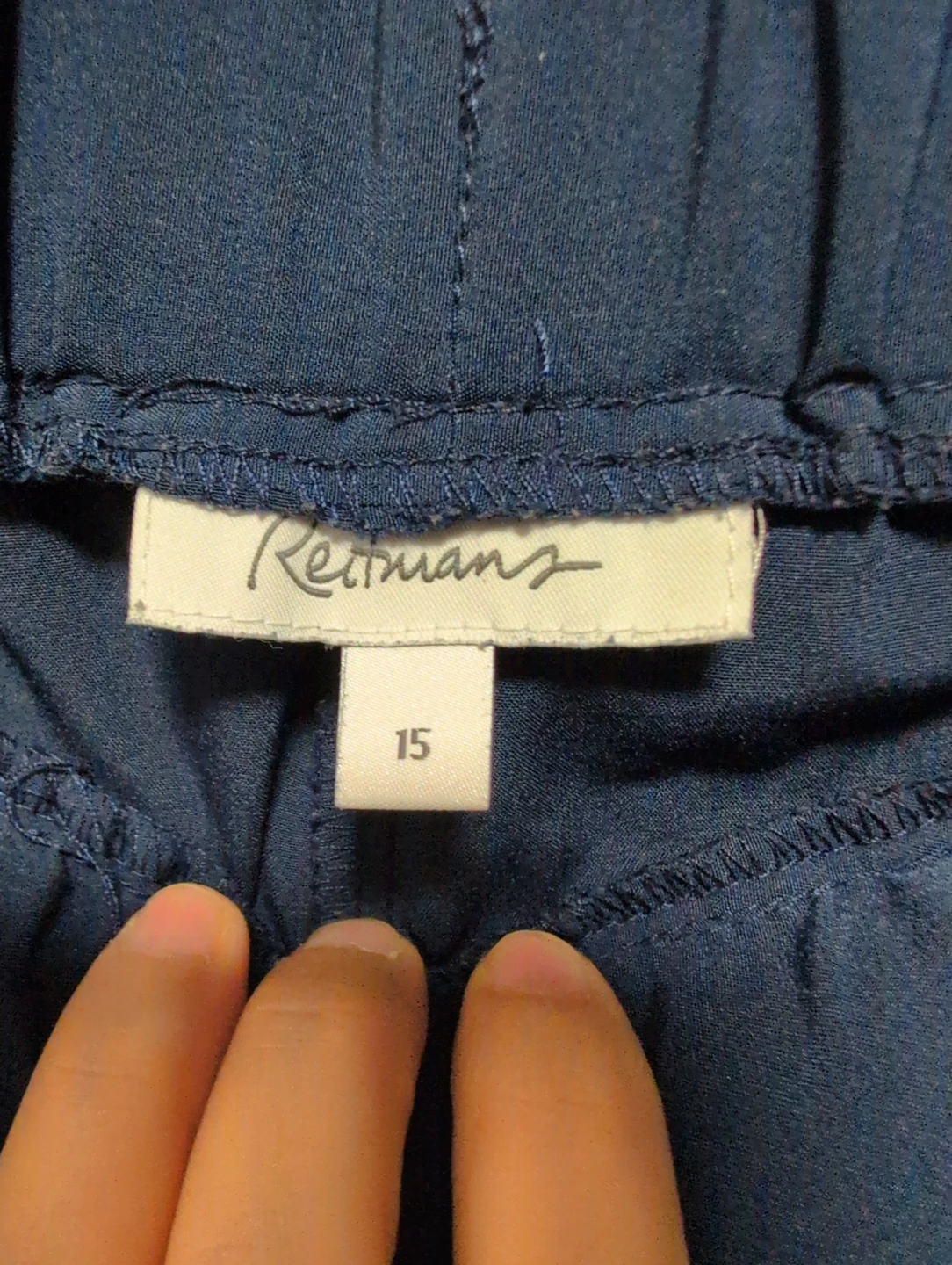 Reitmans Navy Blue Drawstring Pants - Size 15 - photo 5