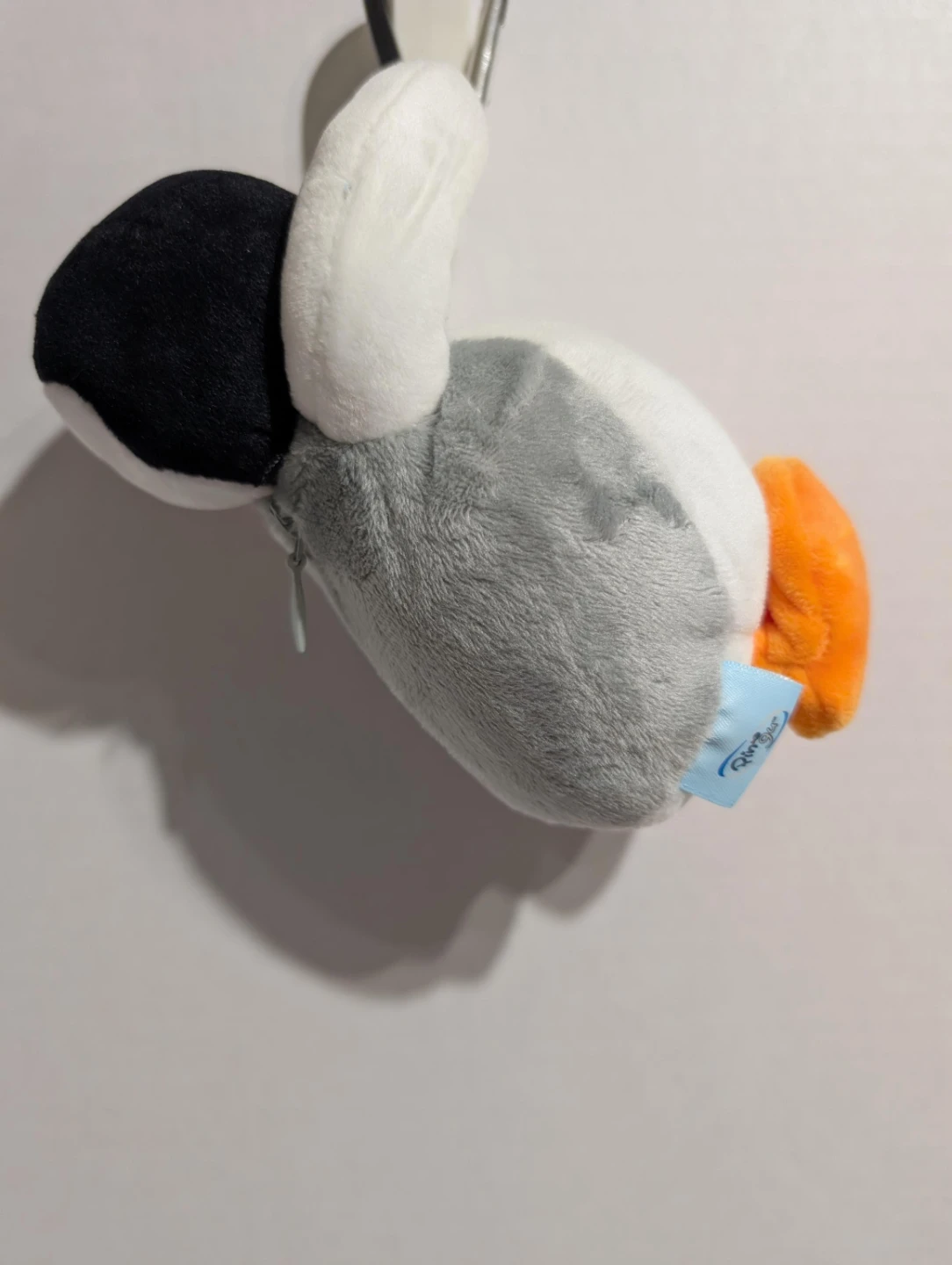 Plush Pinga Stuffed Toy with Clip, zipper pouch plush penguin - photo 3