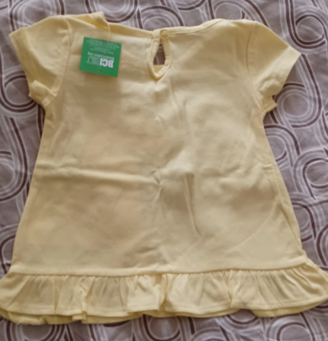 George Baby Yellow Unicorn T-Shirt Size 3-6M - photo 4