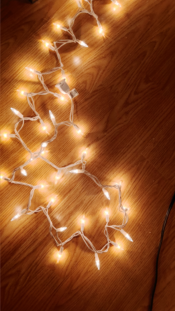 White String Lights Electric Lights