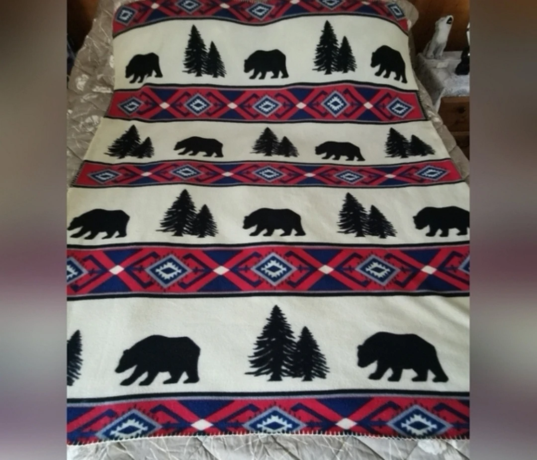 Native American Inspired Fleece Blanket
