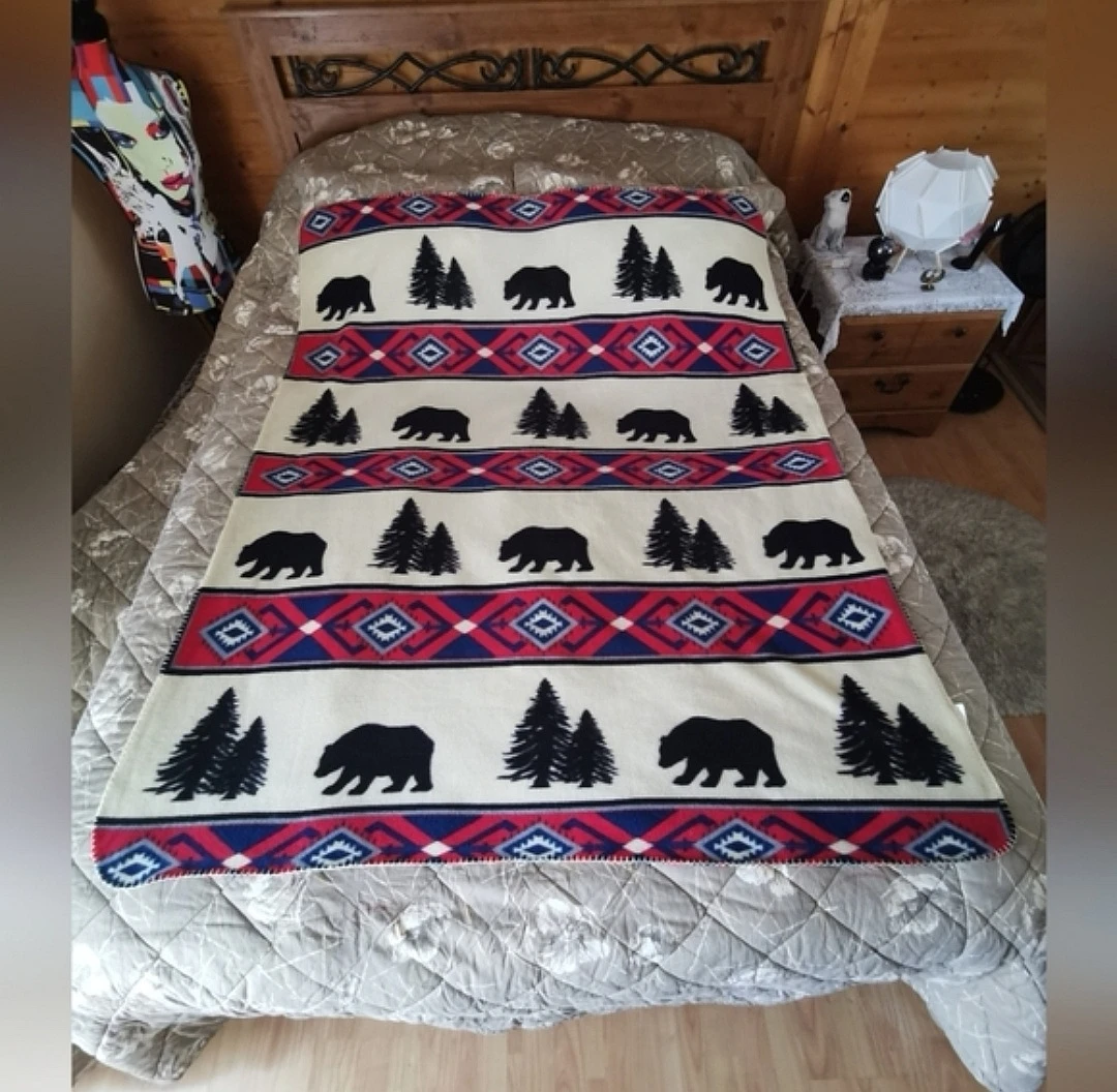 Native American Inspired Fleece Blanket - photo 2