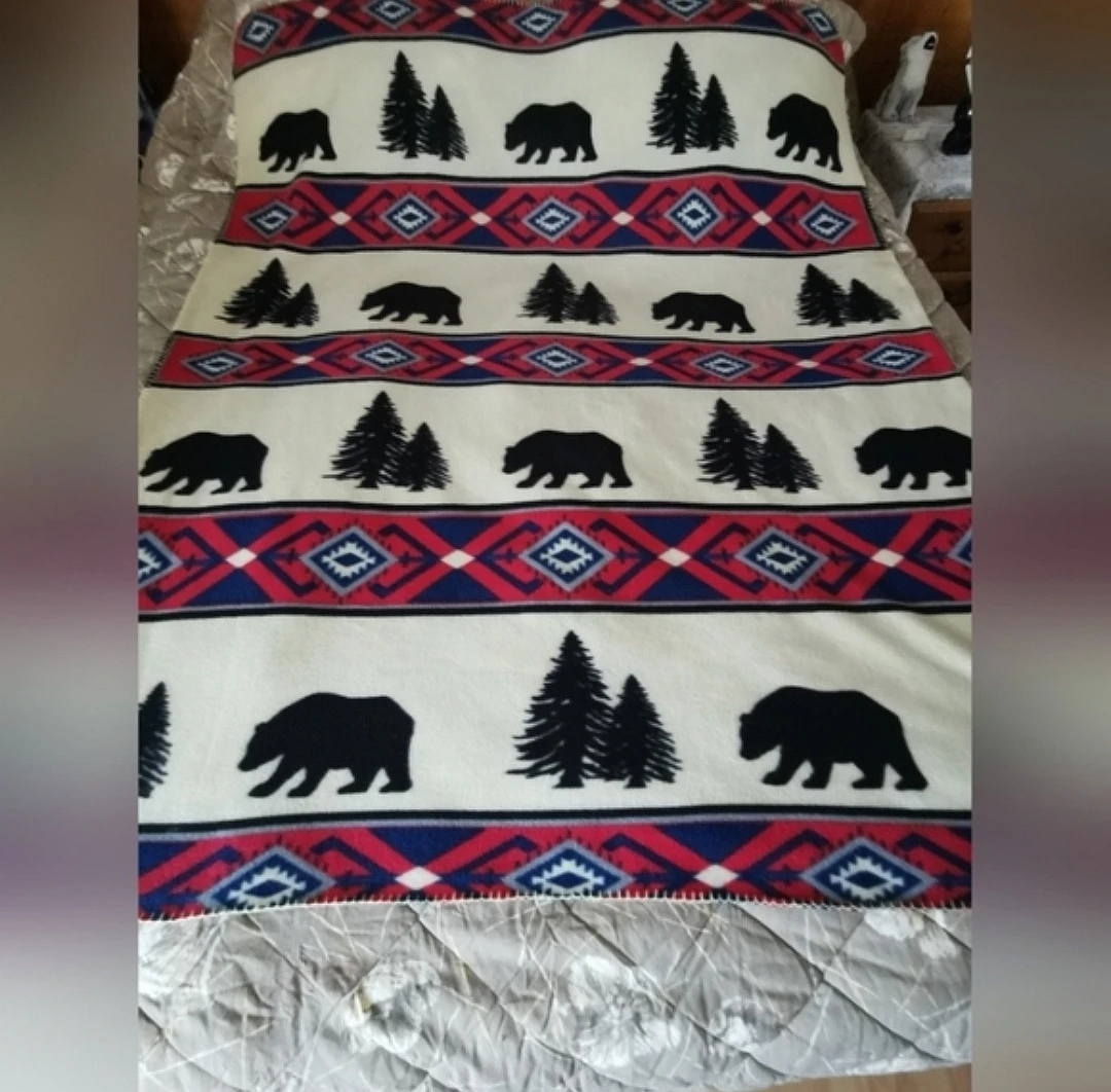 Native American Inspired Fleece Blanket - photo 5