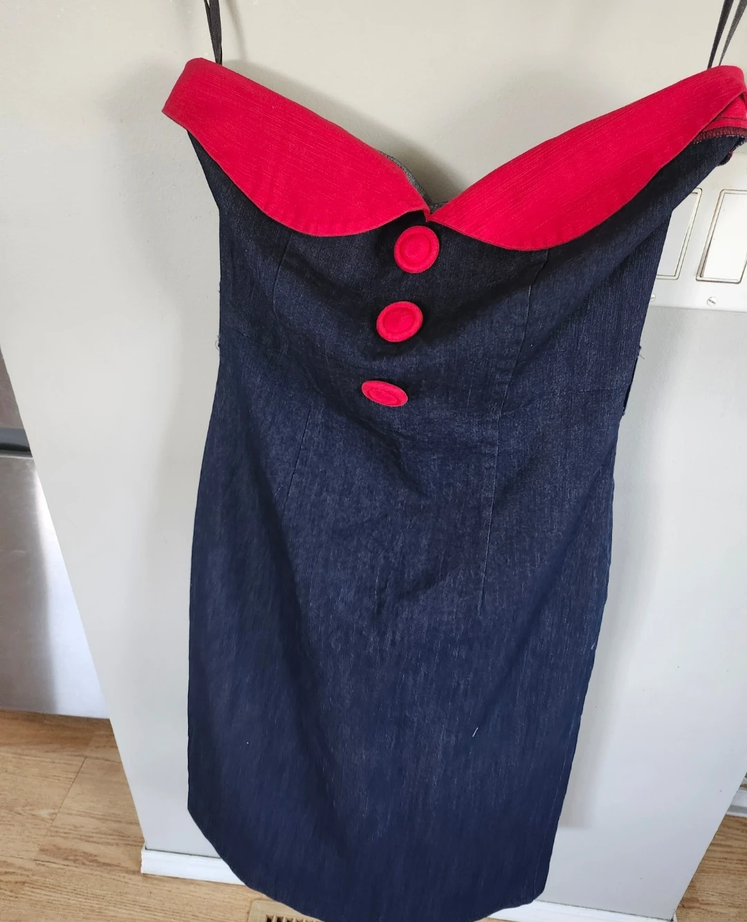 Strapless Demin Dress - photo 2