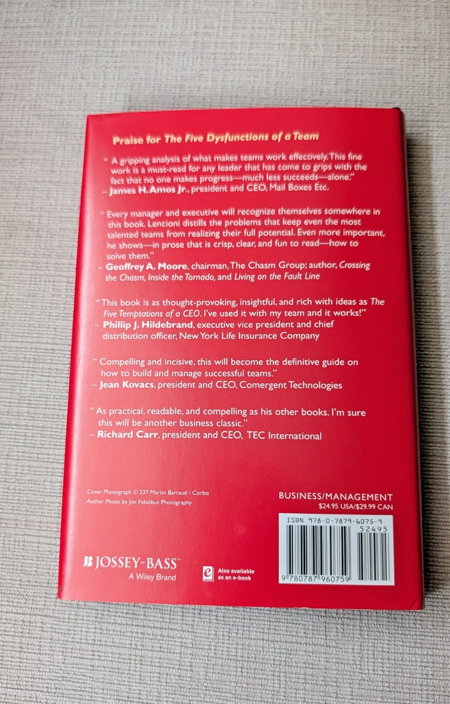 The Five Dysfunctions of a Team by Patrick Lencioni - photo 2