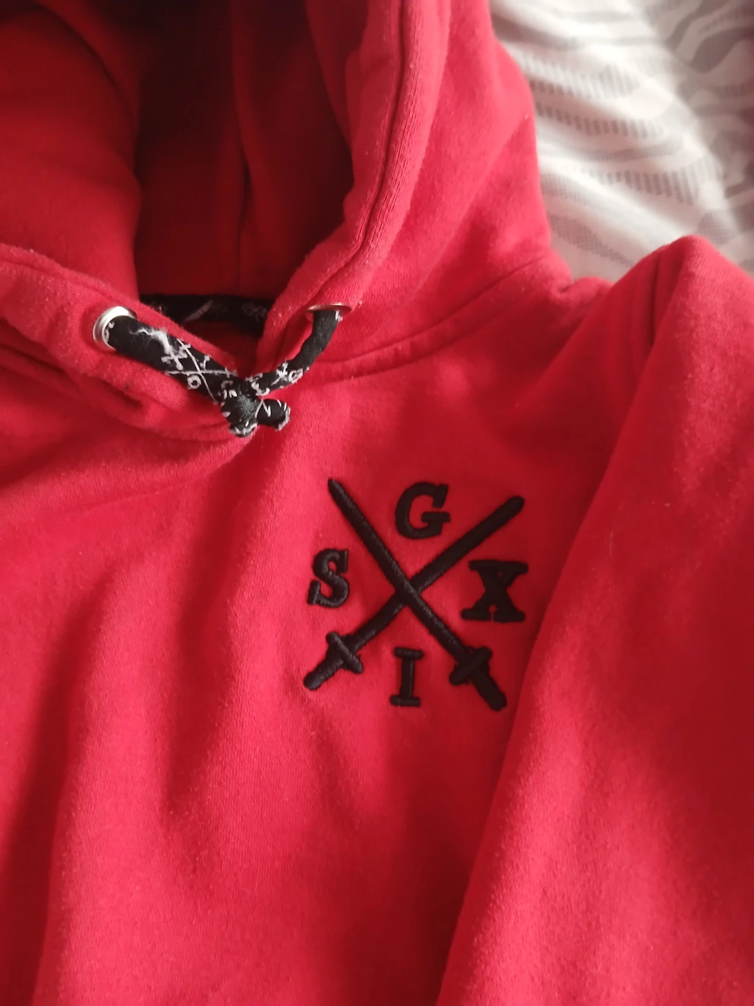 Red SGX Six Hoodie and Pants Set - photo 2