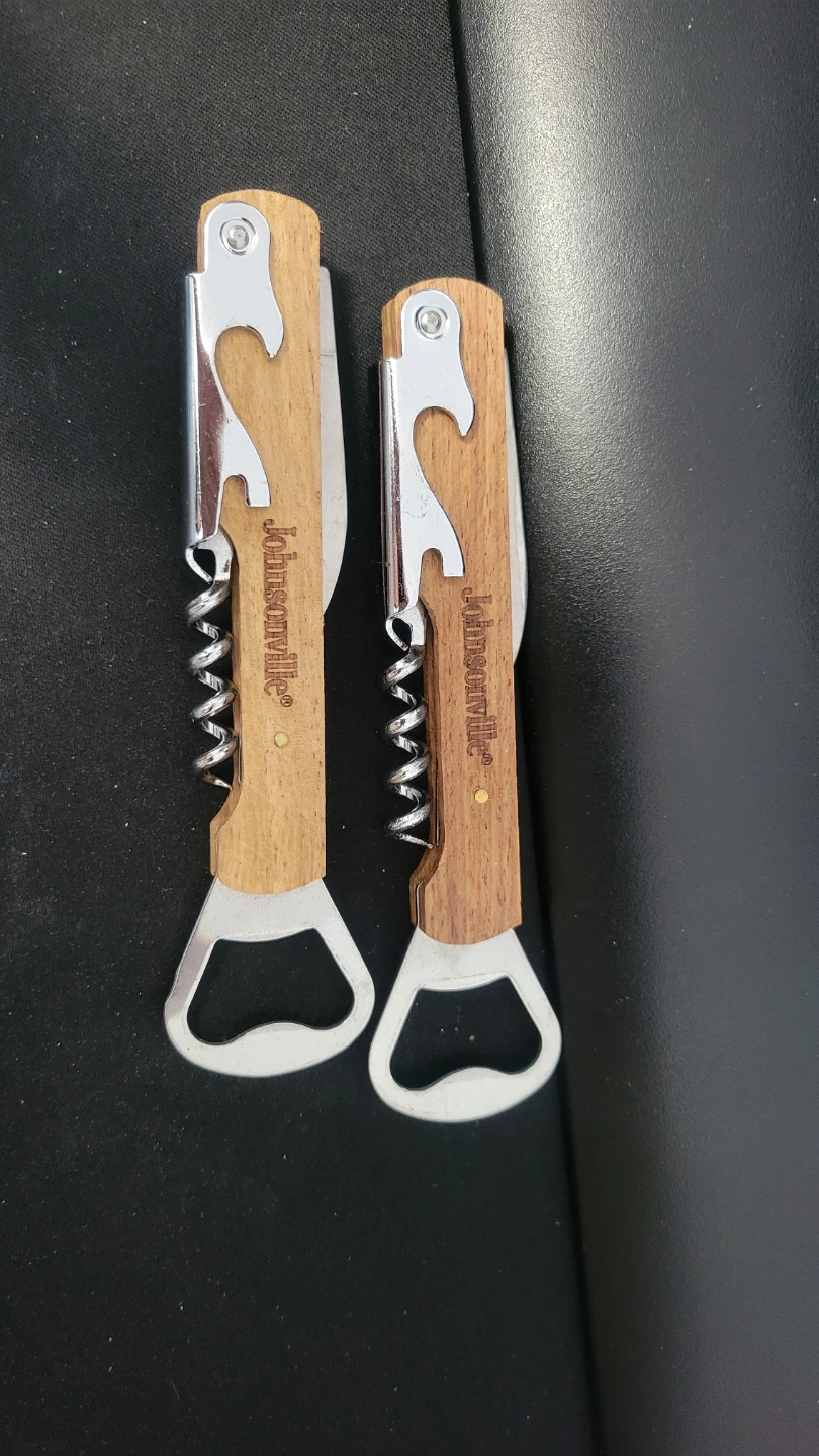 Johnsonville Corkscrew Bottle Opener Set (2)