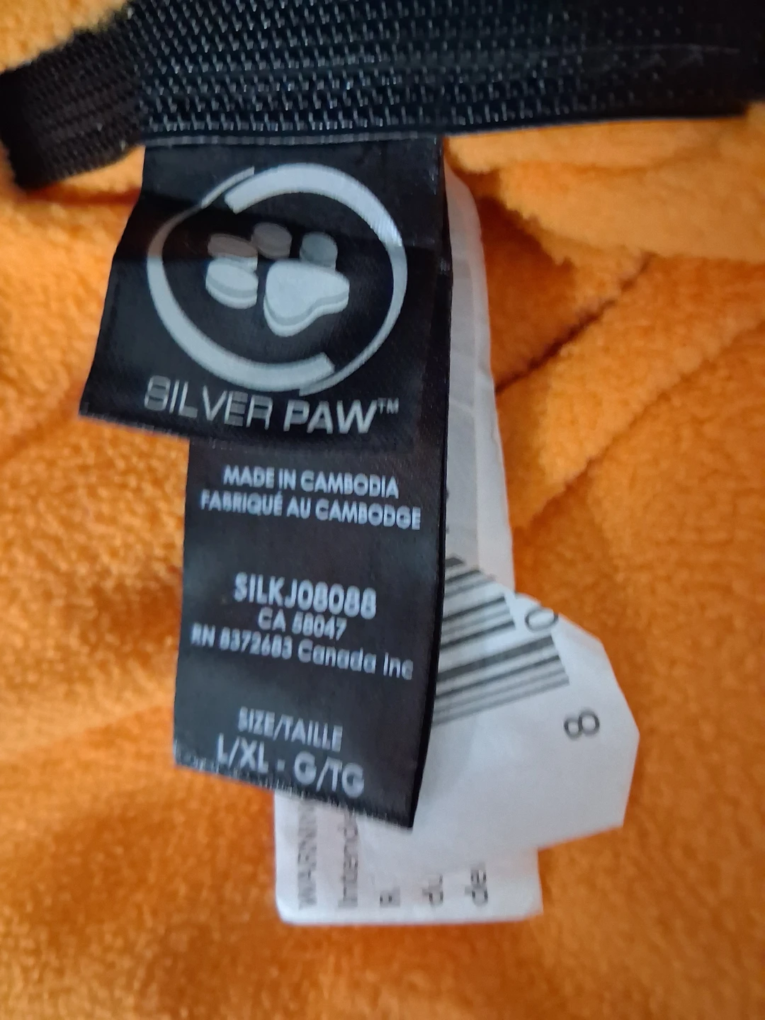 Silver Paw Dog Winter,&Spring Coat - Teal/Orange L/XL - photo 3