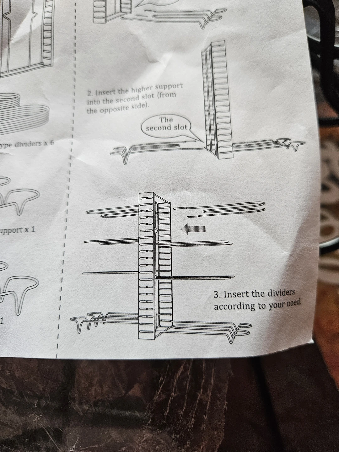 Pot rack Wire Shelf Dividers and Supports