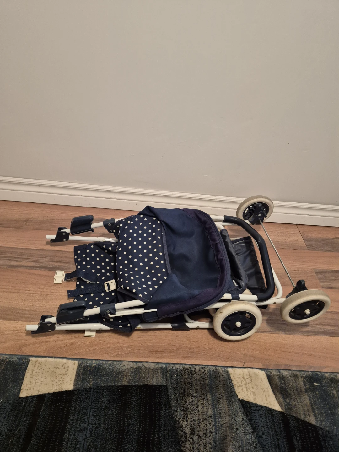 Navy Blue Umbrella Stroller with Sun Canopy - photo 2