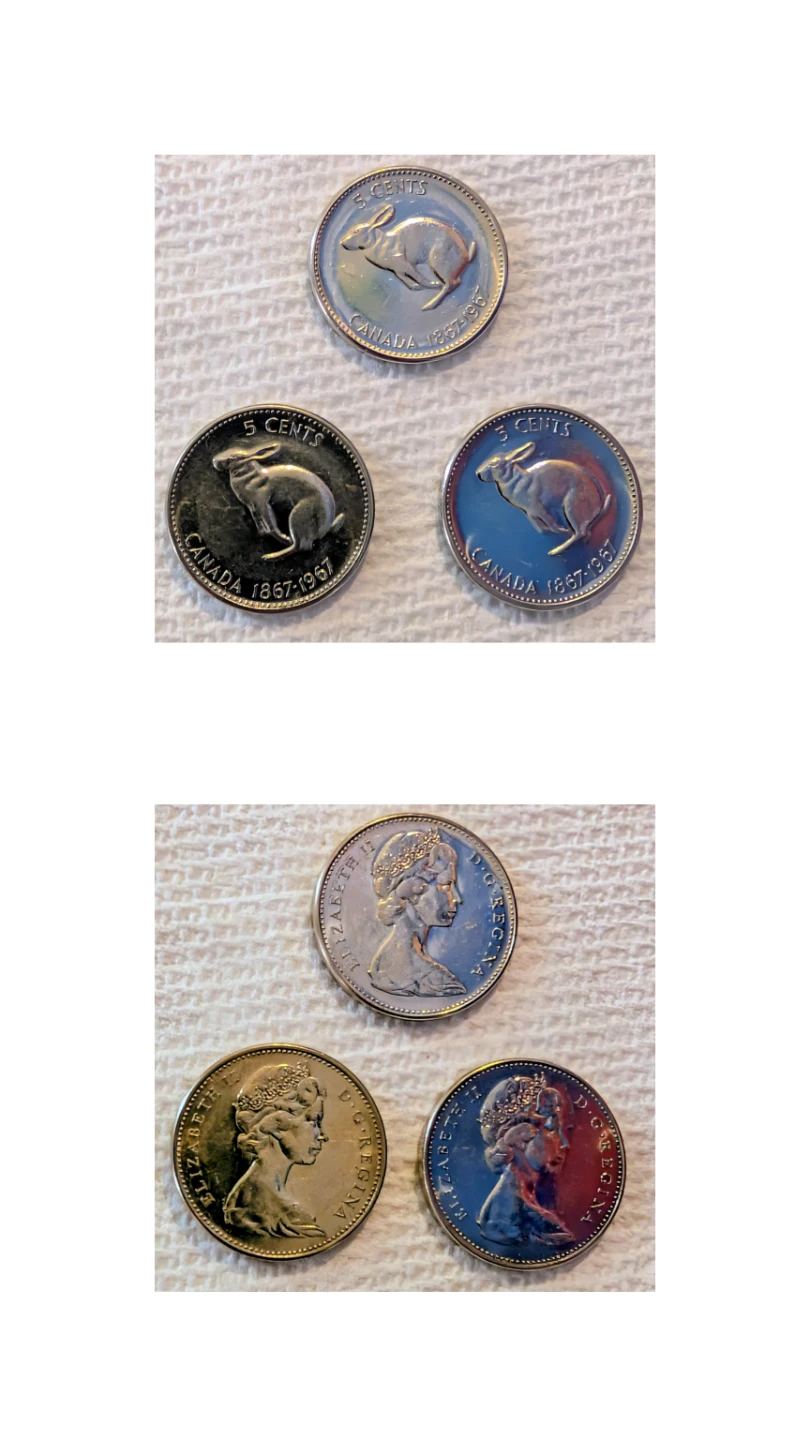 Commemorative 1967 Canadian Nickel