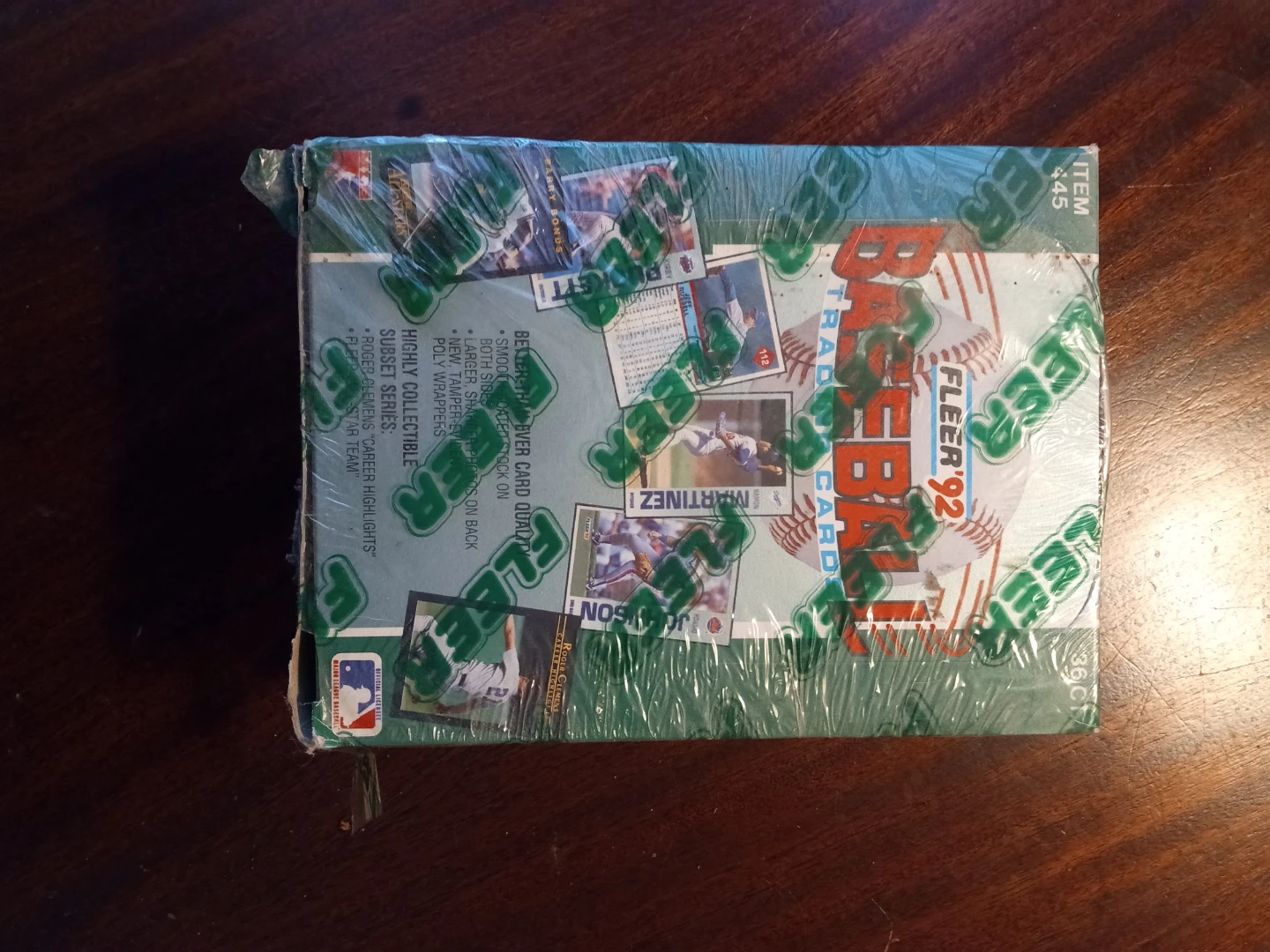Fleer '92 Baseball Cards Box