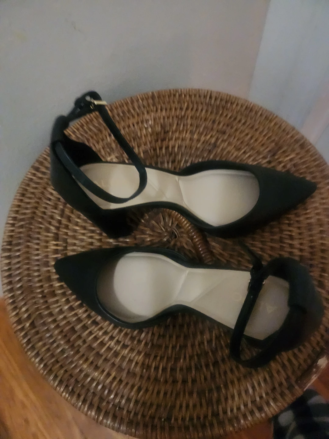 ALDO Black Ankle Strap Block Heels - photo 2
