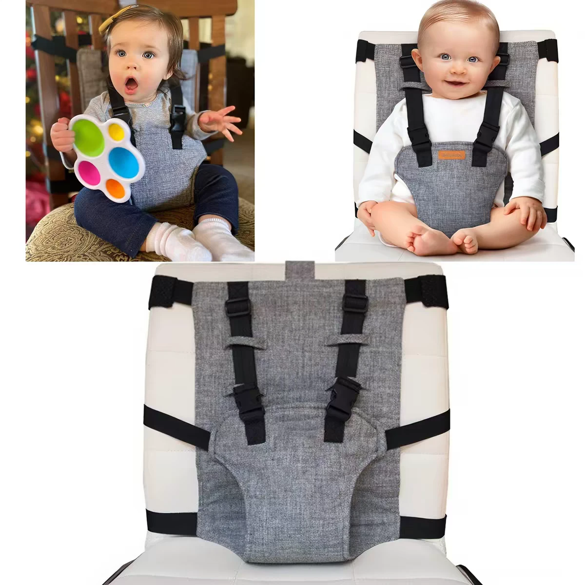 Portable Baby High Chair Safety Strap