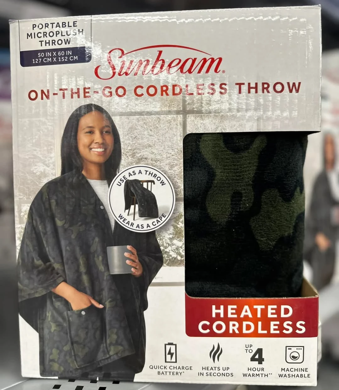 Sunbeam Wearable Throw READ DESCRIPTION - photo 3