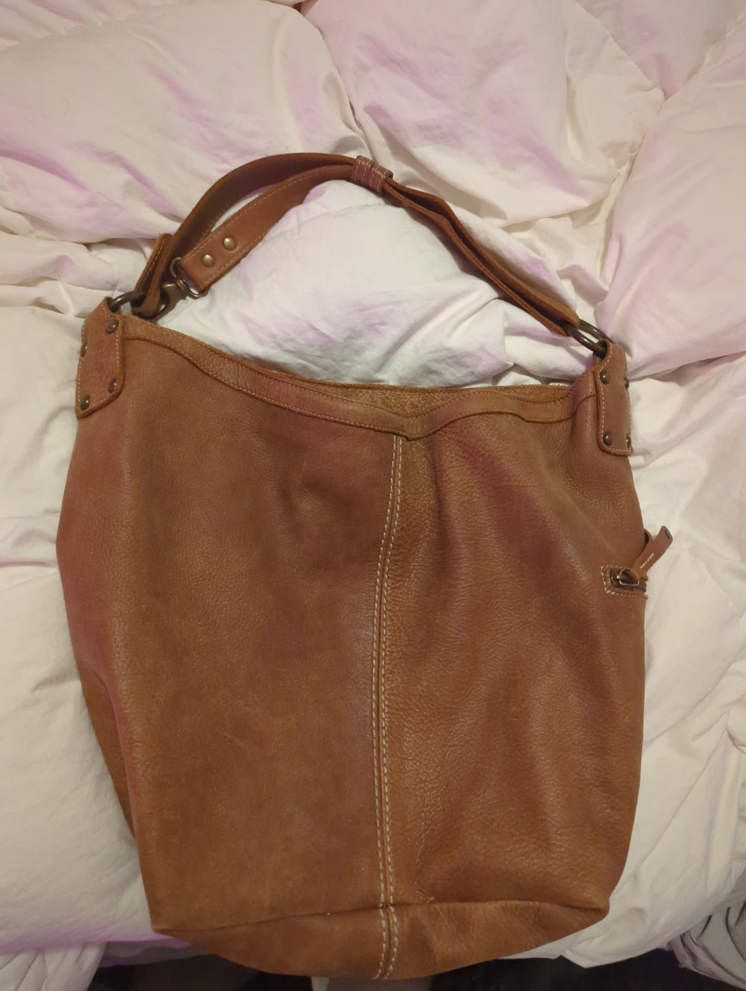 Roots Leather Shoulder Bag - photo 2
