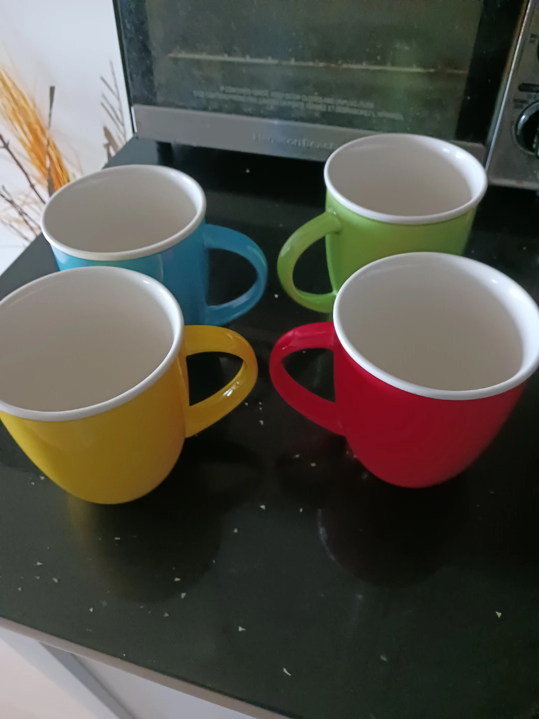 Set of 4 Ceramic Mugs