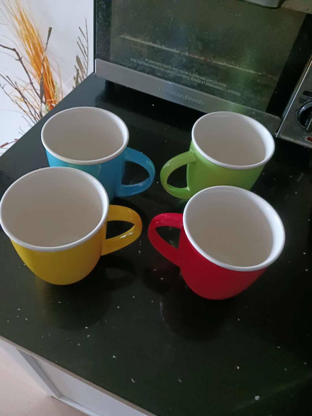 Set of 4 Ceramic Mugs - photo 2