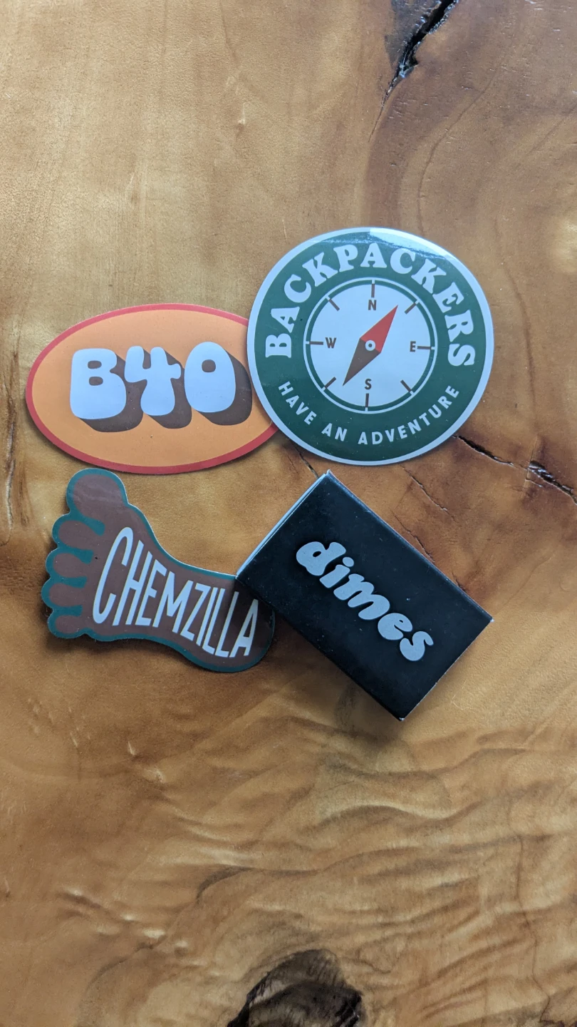 Assorted Stickers & Pack of Matches