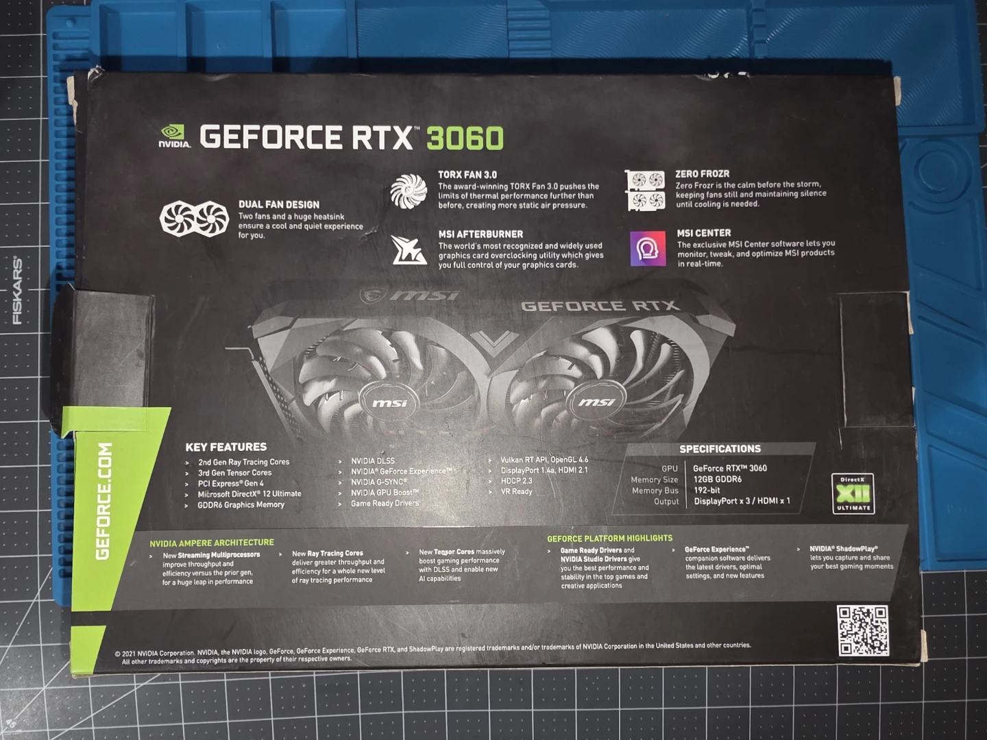 MSI GeForce RTX 3060 Ventus 2X OC Graphics Card - photo 2