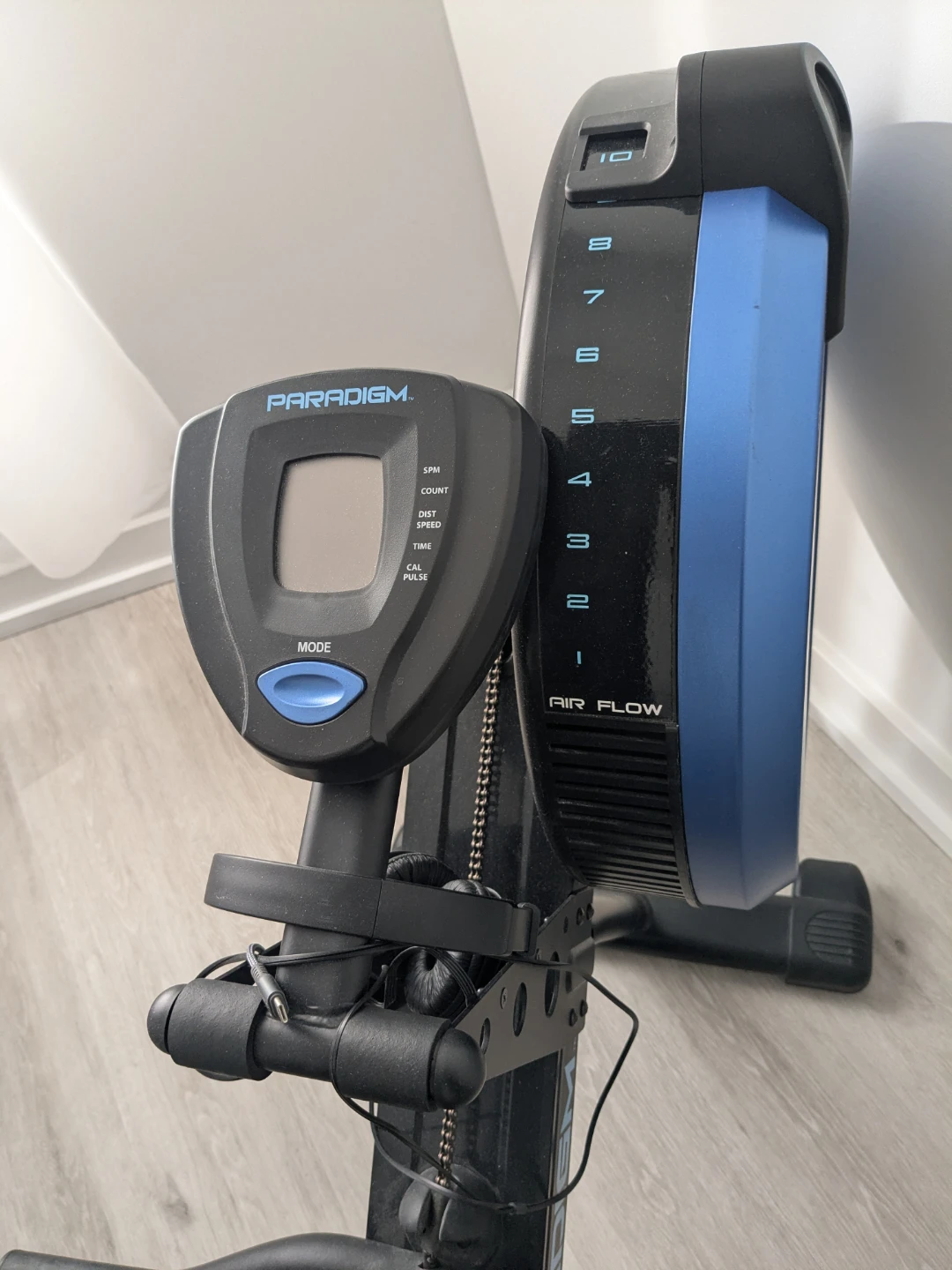 Paradigm Cyber Rower Air flow