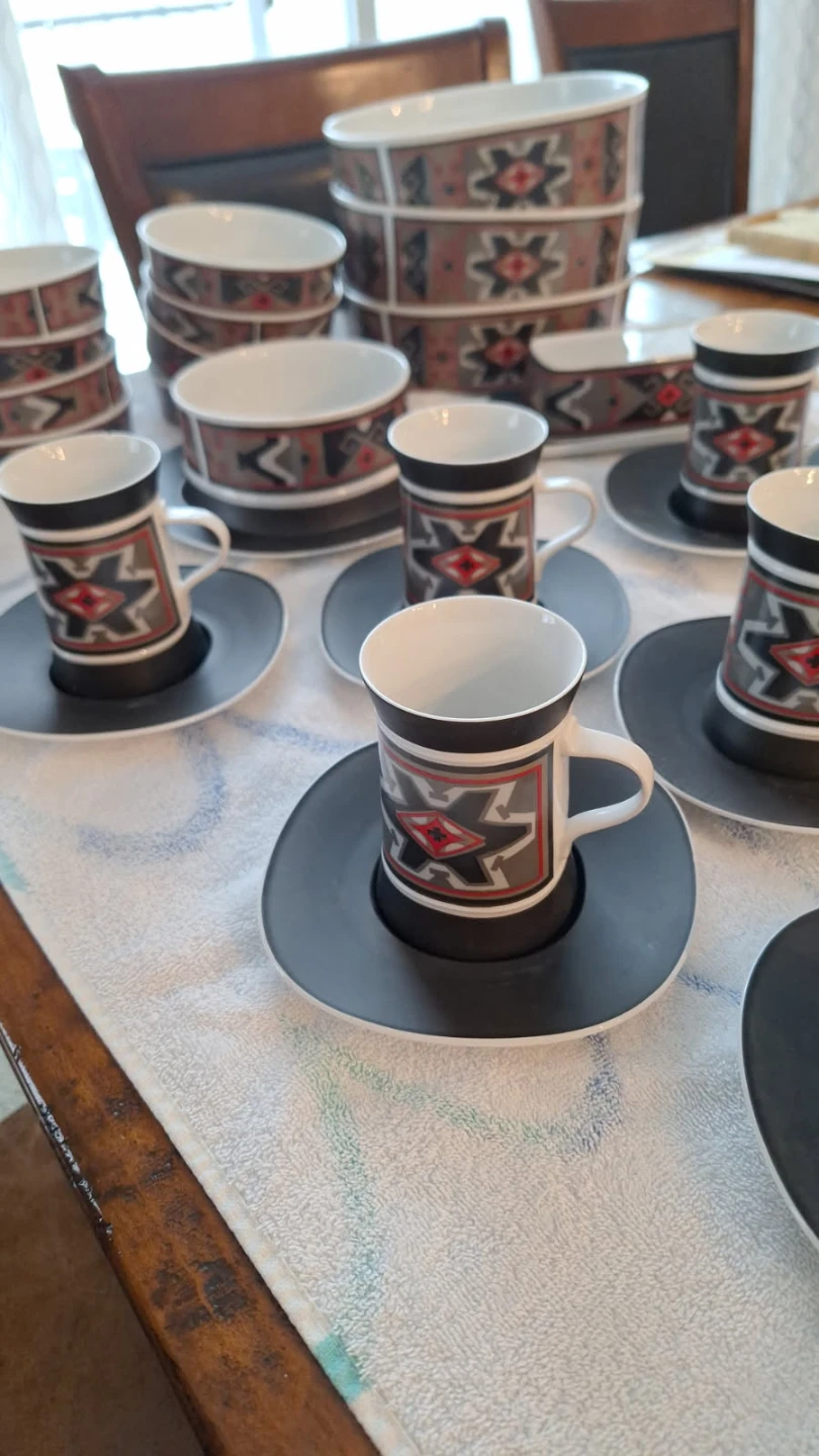 Sango Quadrille Japan Dinnerware Set and Coffee/Tea Set - photo 2