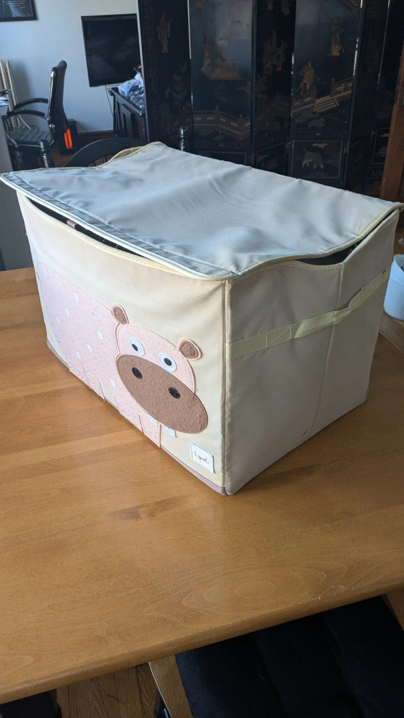 3 Sprouts Storage Bin with Hippo Design - photo 2