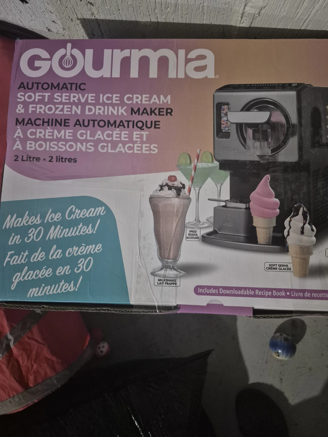 Gourmia Automatic Soft Serve Ice Cream & Frozen Drink Maker - photo 5