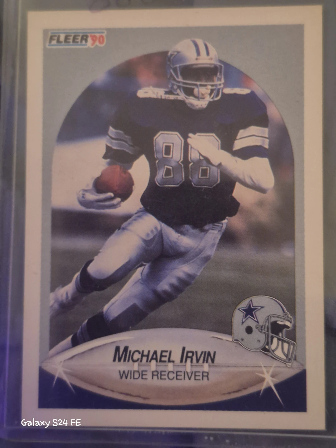 1990 Fleer Michael Irvin Dallas Cowboys Wide Receiver