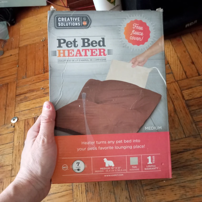 K&H Pet Products Pet Bed Heater - Medium, Tan