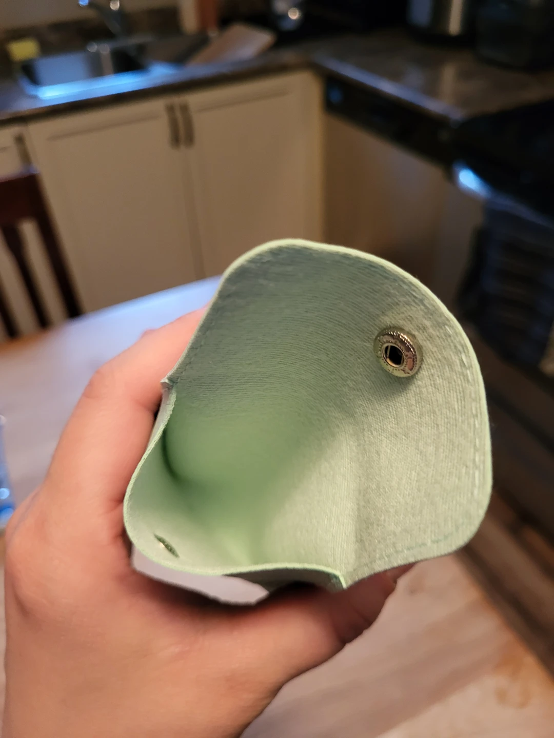 Mint Green Snap Closure Pouch from Mia Bijoux - photo 3