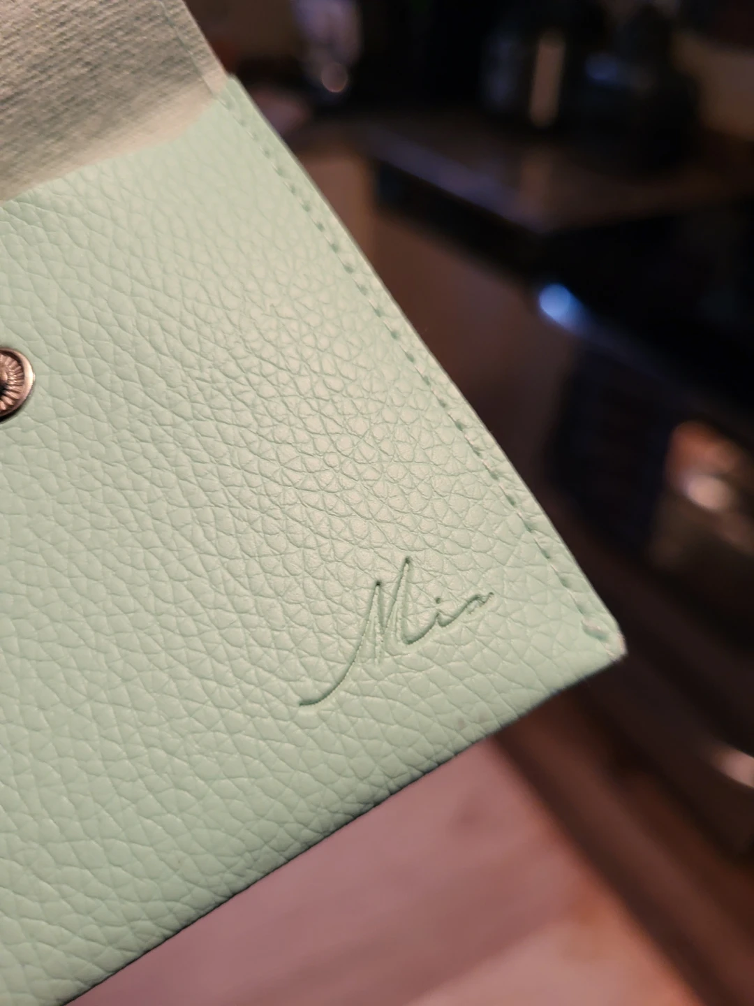 Mint Green Snap Closure Pouch from Mia Bijoux - photo 4