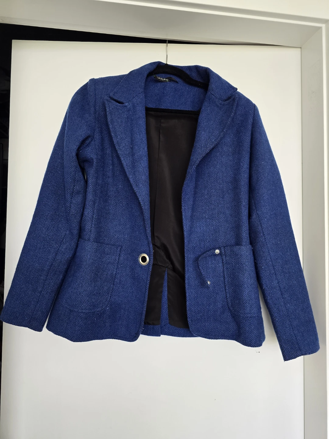 Blue Herringbone Blazer - photo 2