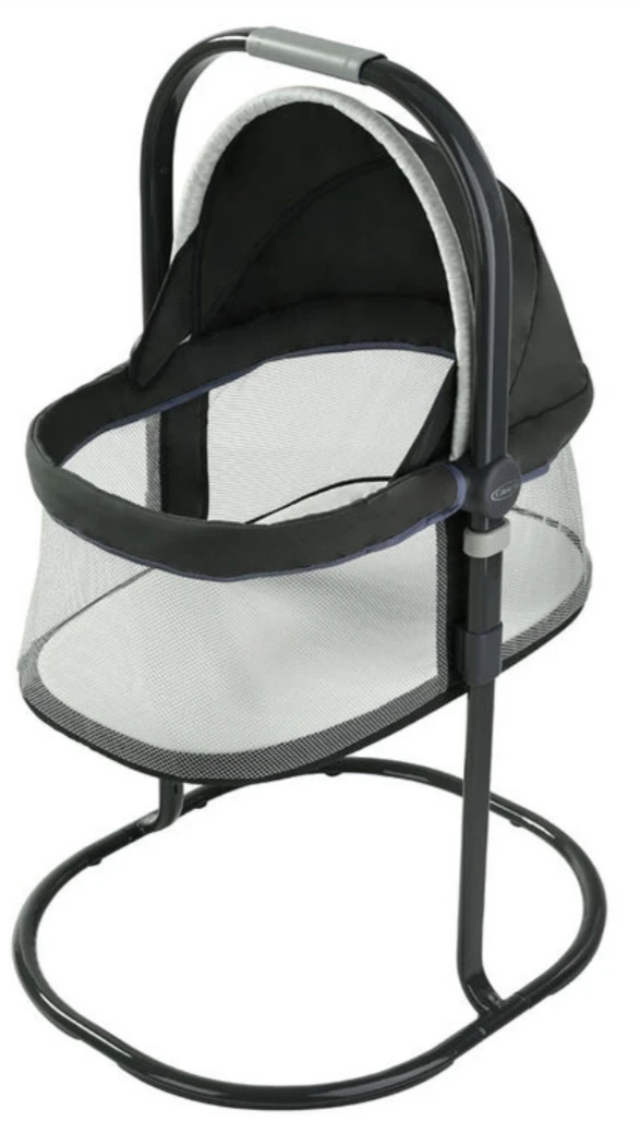 Graco portable raised bassinet