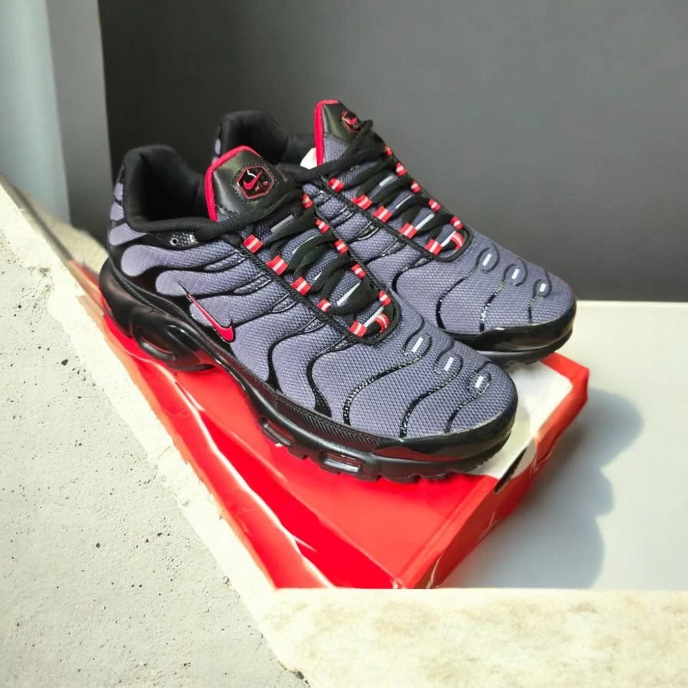 Brand new Nike Air Max TN Black Gradient Red for sale