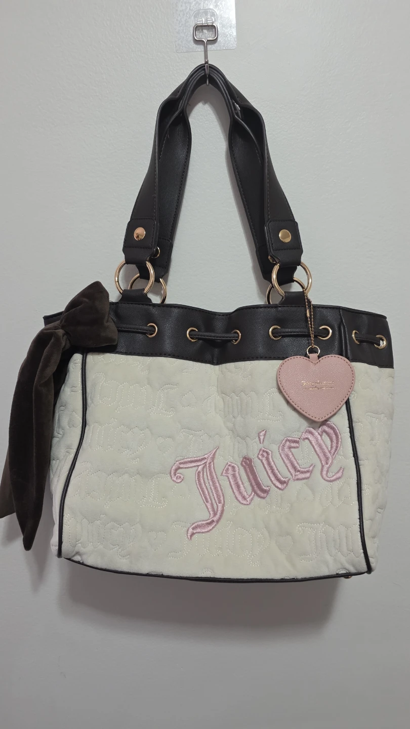 Juicy Couture Velour Tote Bag