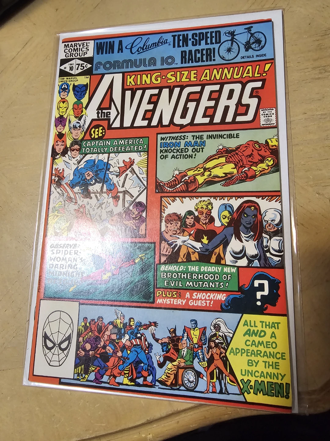 Marvel Comics Avengers Annual #10 Rogue 1st App