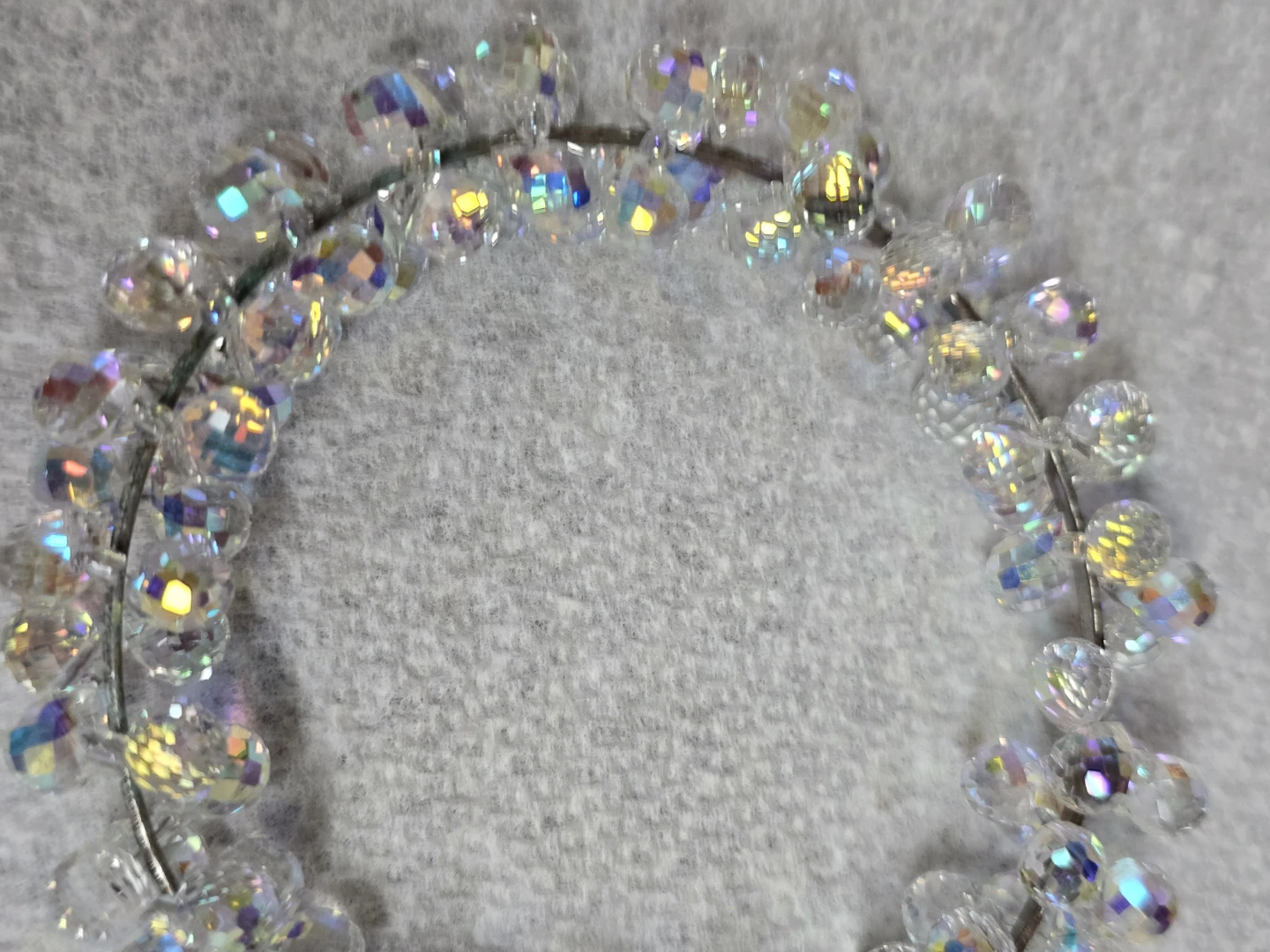 Sparkly Beaded Bracelet with Swarovski beads size S - photo 4