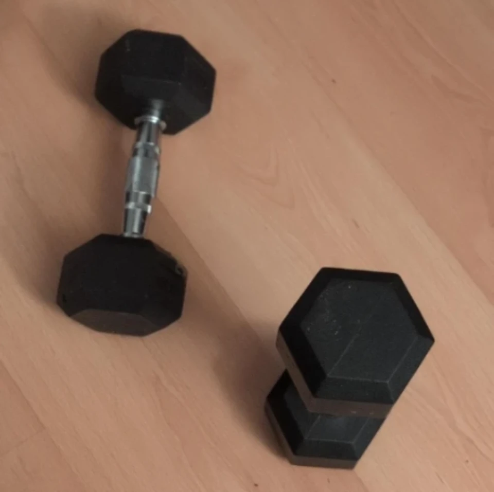 Hexagonal Dumbbells Set 10 lbs